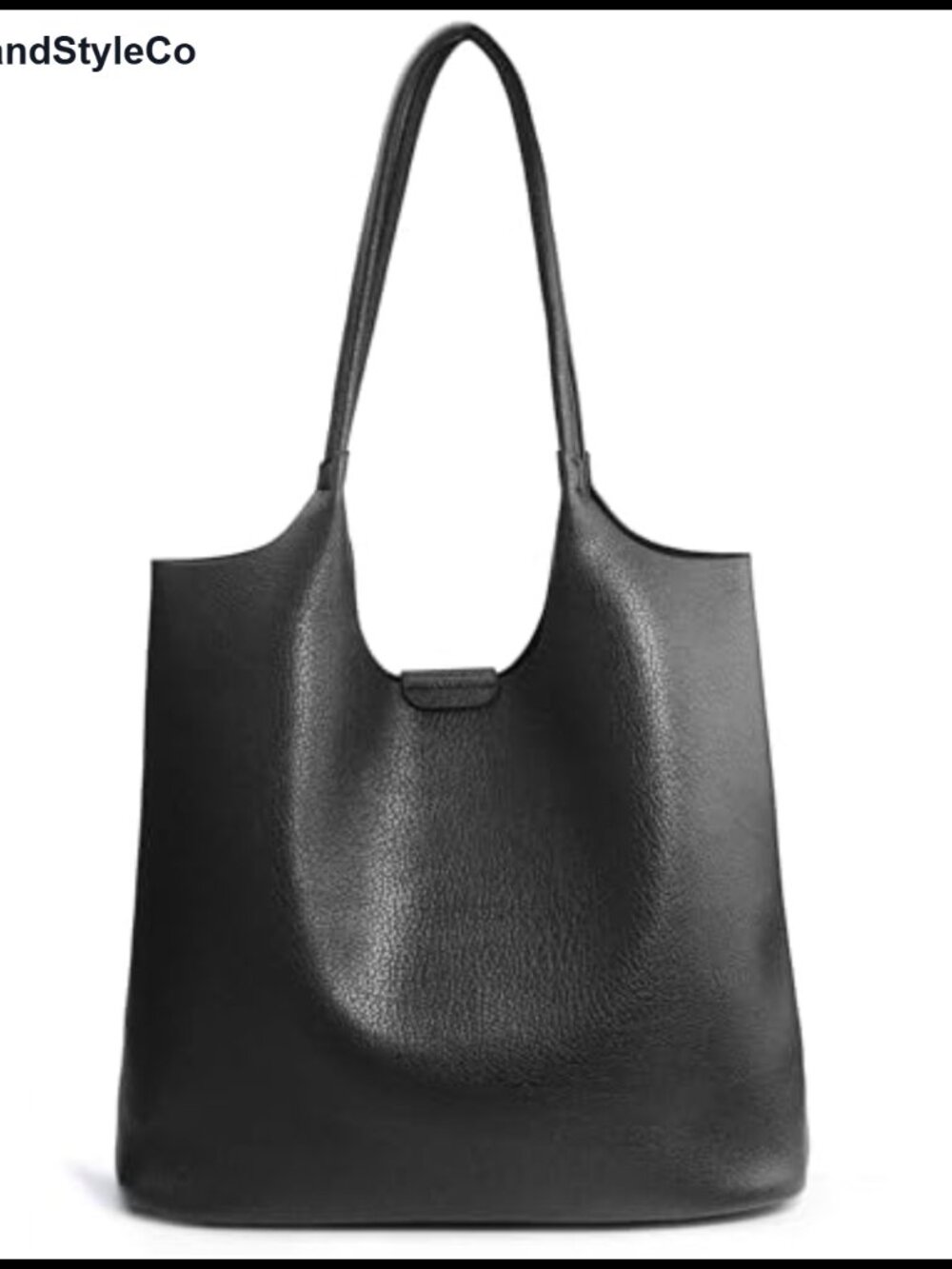 Vegan Leather Hobo Tote Bag for Women Soft Shoulder Handbag Purse